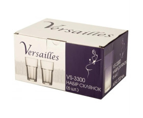 Набір склянок ARAS 300 мл, VERSAILLES 6 шт VS-3300