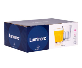 Склянка LUMINARC TUFF /НАБІР/ 6X300 мл низк., ОАЕ