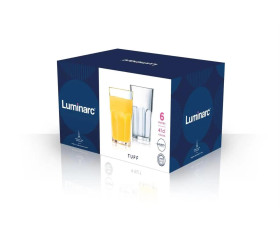 Склянка LUMINARC TUFF /НАБІР/ 6X400 мл висок.