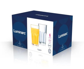 Склянка LUMINARC TUFF /НАБІР/ 6X400 мл висок.