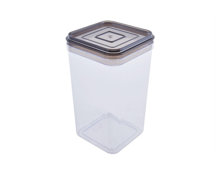 Ємність для сипучих продуктів 1,3л (/пр./корич. пр.), пластик