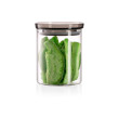Банка для зберігання Ardesto Fresh, 700 мл, скло, пластик, прозорий
