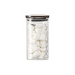 Банка для зберігання Ardesto Fresh, 1150 мл, скло, пластик, прозорий
