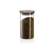 Банка для зберігання Ardesto Fresh, 1150 мл, скло, пластик, прозорий