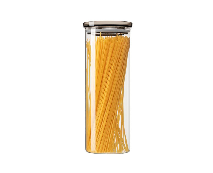 Банка для зберігання Ardesto Fresh, 1600 мл, скло, пластик, прозорий
