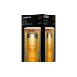 Банка для зберігання Ardesto Golden Moon, кругла, 760 мл, скло, бамбук