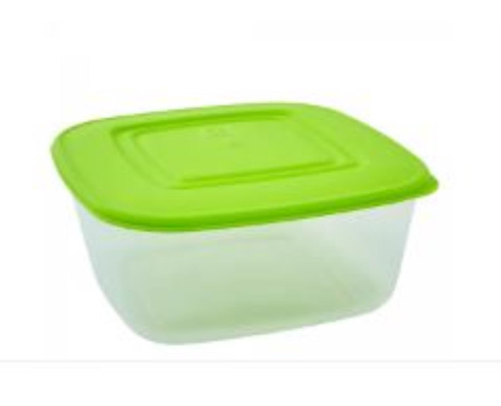 Контейнер для харч. продуктів (квадр.) 0,93л (/пр./оливк.), пластик