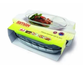 Гусятниця велика з вис.криш.8,6л,360х270х163мм Sim.Exclusive.