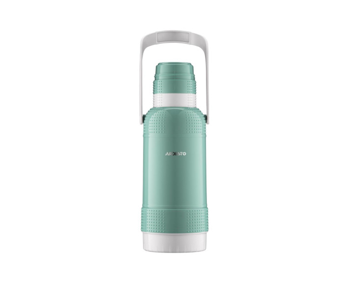 Термос Ardesto Gemini Gourmet 3200 мл, пластик, скляна колба, зелений