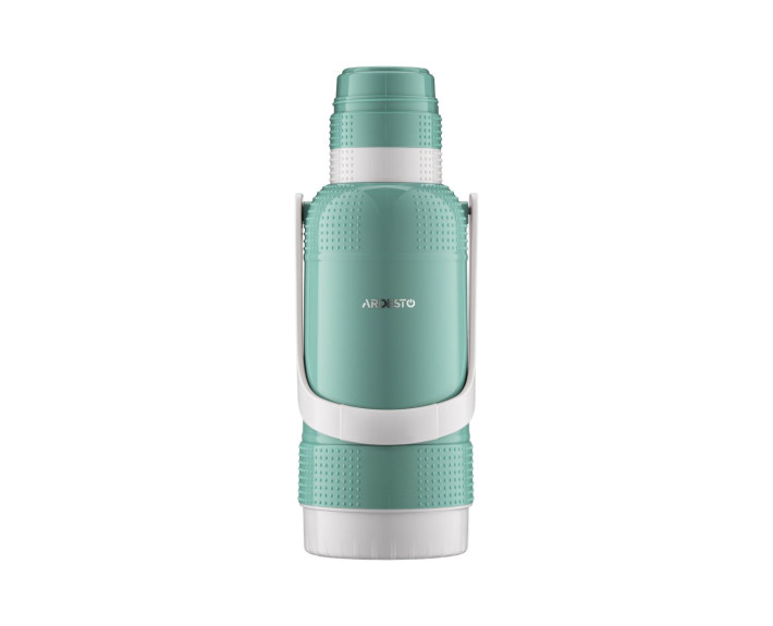 Термос Ardesto Gemini Gourmet 3200 мл, пластик, скляна колба, зелений