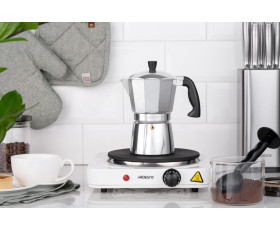 Гейзерная кофеварка Ardesto Gemini Cremona, 0,4л. 9 чашек, алюминий