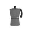 Гейзерна кавоварка Ardesto Gemini Molise, 0,4л. 9 чашок, сірий, алюміній