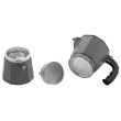 Гейзерна кавоварка Ardesto Gemini Molise, 0,4л. 9 чашок, сірий, алюміній