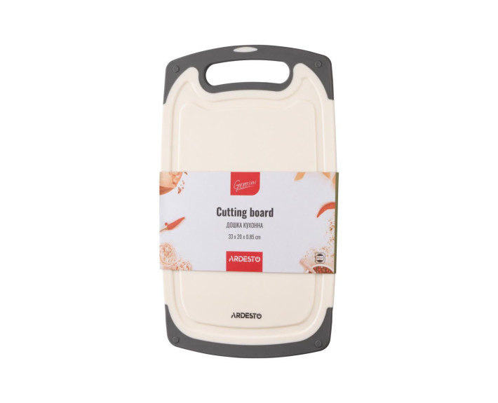 Дошка кухонна Ardesto Gemini, 33*20*0,85 см, пластик