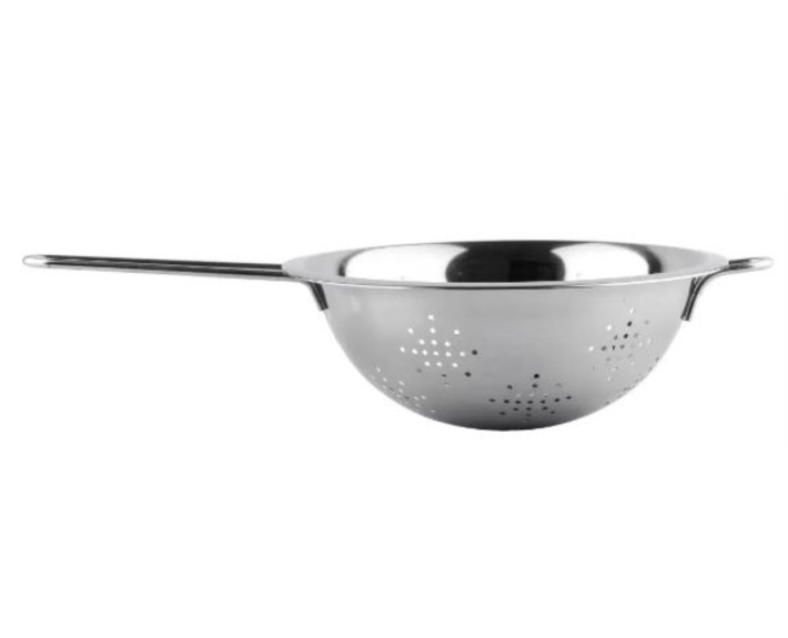 Дуршлаг с ручкой 22 см GUSTO, GT-5615-22, нержавеющая сталь