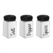 Спецівниця HEREVIN Ice White MIX Salt&Pepper&Spices 0.16 л
