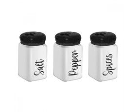 Спецівниця HEREVIN Ice White MIX Salt&Pepper&Spices 0.16 л