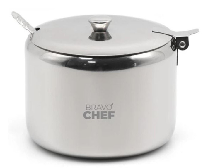 Цукорниця BRAVO CHEF з ложкою 9.5 см