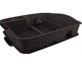 Сушка для посуды 48*37 5*9 см ротанг BROWN/CAPPUCHINO/METALIC VIOLET HOUSE 0757