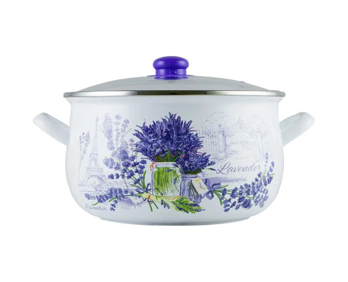 Каструля  GUSTO Лаванда 18 см 3,1л