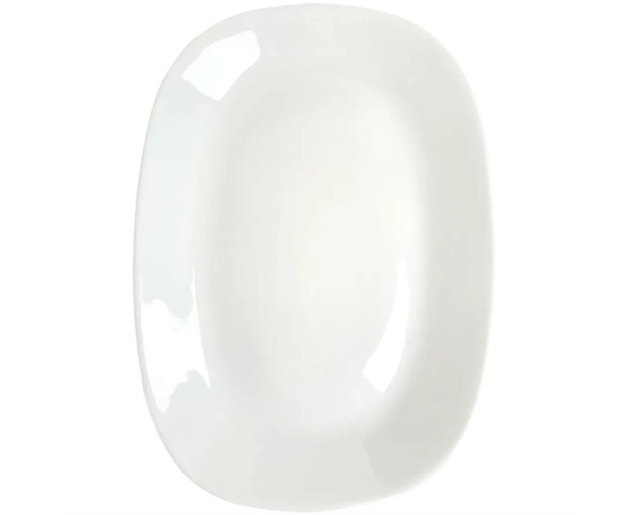 Тарелка овальная 230 мм Blanco Square, V-230S Vittora, Китай