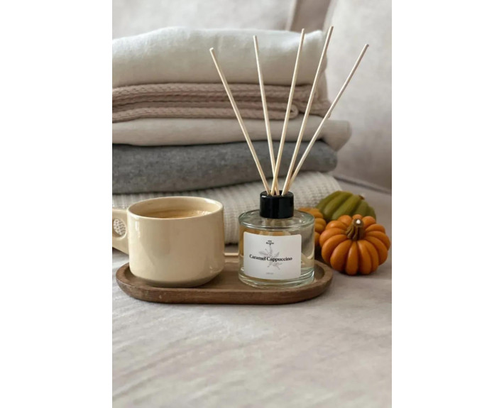 Аромадифузор для дому AROMA BLOOM Caramel cappuccino (Карамельний капучино) 100 ml
