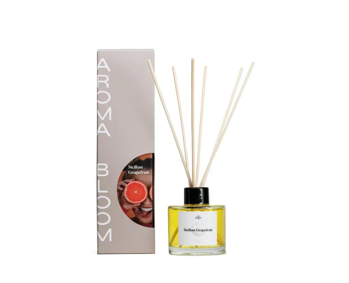 Аромадифузор для дому AROMA BLOOM Sicilian grapefuite (Сіцилійський грейпфрут) 100 ml