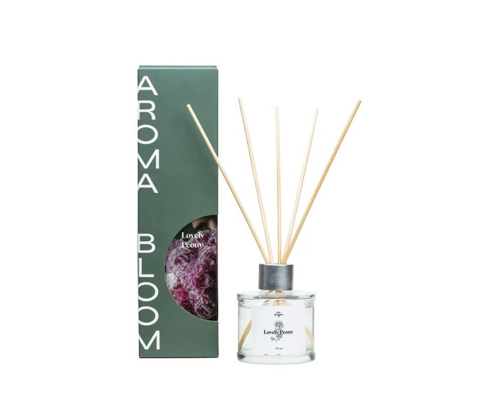 Аромадиффузор для дома AROMA BLOOM Lovely peony (Нежный пион) 100 мл