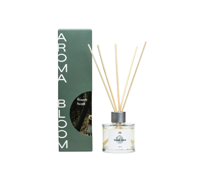 Аромадифузор для дому AROMA BLOOM Woody scent (Аромат лісу) 100 ml