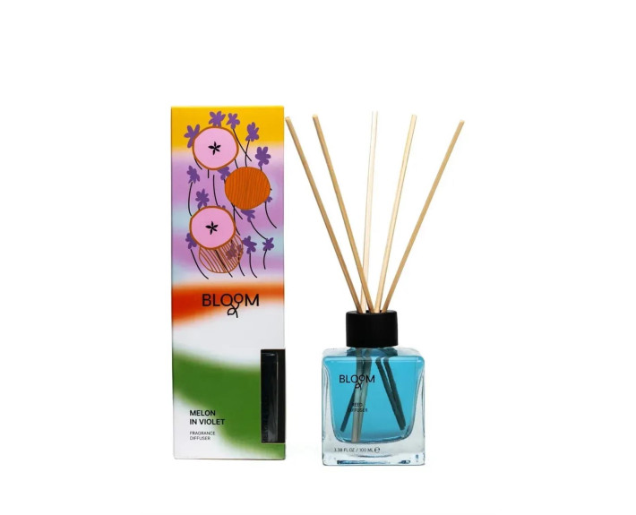 Аромадифузор для дому AROMA BLOOM Melon in violet (Диня у фіалці) 100 ml