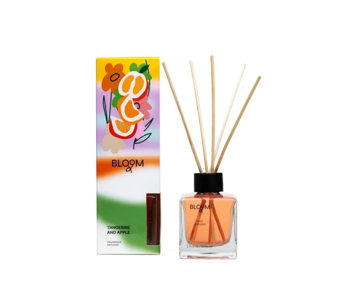 Аромадифузор для дому AROMA BLOOM Tangerine and apple (Мандарин та яблуко) 100 ml