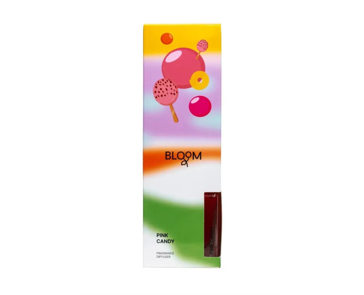 Аромадифузор для дому AROMA BLOOM Pink Candy (Рожева цукерка) 100 ml