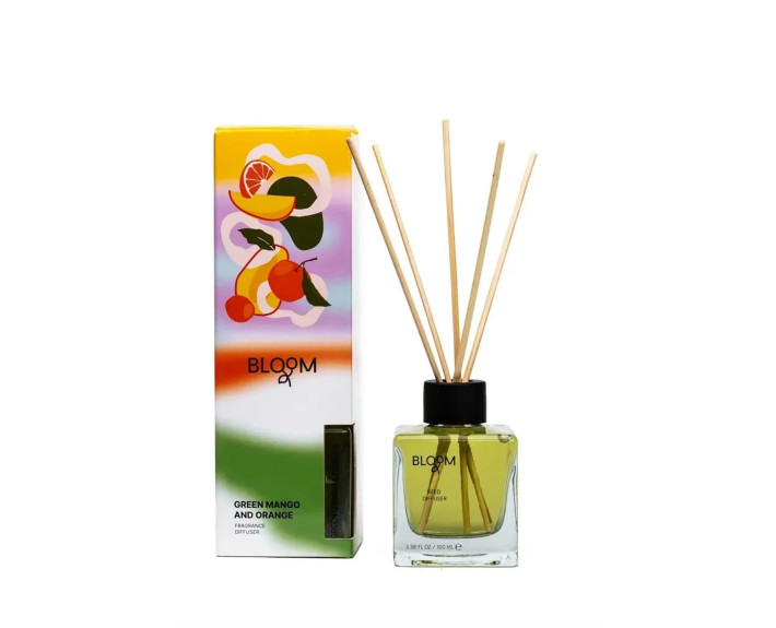 Аромадифузор для дому AROMA BLOOM Green Mango and Orang  (Зелений манго, апельсин) 100 ml
