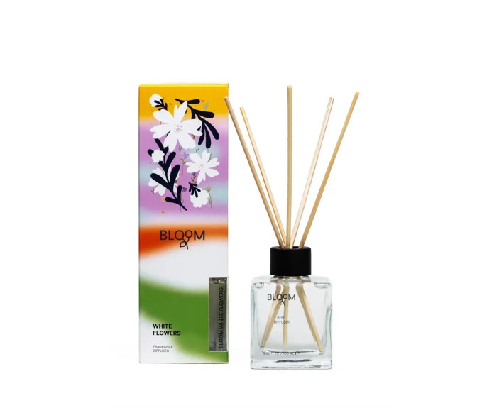Аромадифузор для дому AROMA BLOOM White flowers (Білі квіти) 100 ml