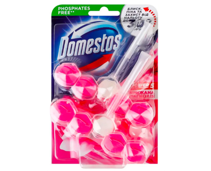 Блок д/очищ уніт пауер 5 квіт манд 2*55 г Domestos