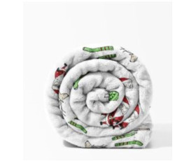 Плед 180х200 (Новий рік/Christmas gifts) фланель (вельсофт)