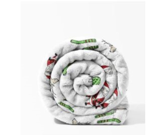 Плед 180х200 (Новий рік/Christmas gifts) фланель (вельсофт)