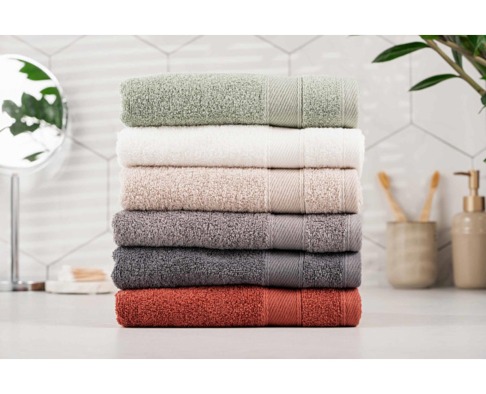 Рушник махровий Ardesto SuperSoft, 30х50см, 100% бавовна, бежевий