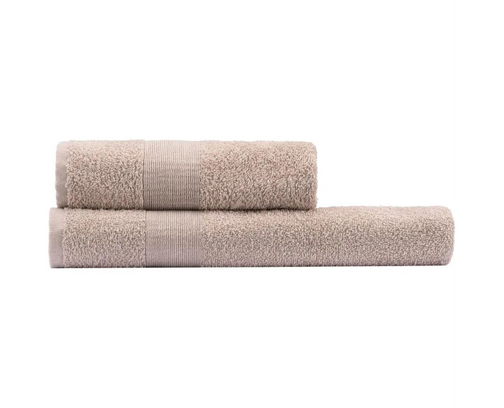 Рушник махровий Ardesto SuperSoft, 50х90см, 100% бавовна, бежевий
