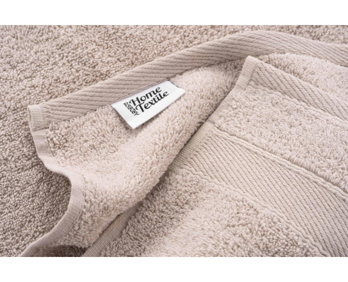 Рушник махровий Ardesto SuperSoft, 70х140см, 100% бавовна, бежевий