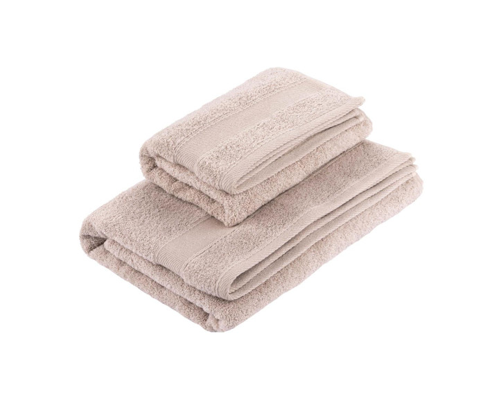 Рушник махровий Ardesto SuperSoft, 70х140см, 100% бавовна, бежевий