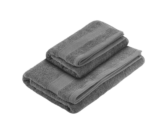 Рушник махровый Ardesto SuperSoft, 50х90см, 100% хлопок, серый