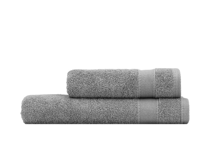 Рушник махровый Ardesto SuperSoft, 50х90см, 100% хлопок, серый