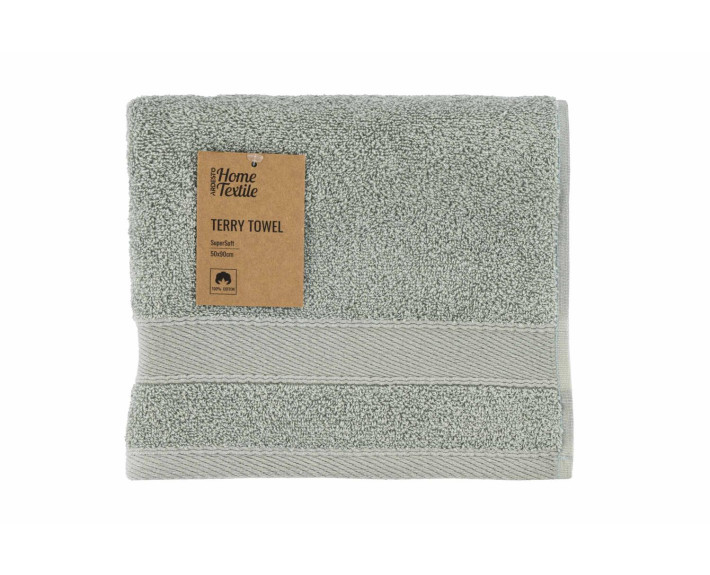 Рушник махровый Ardesto SuperSoft, 50х90см, 100% хлопок, зеленый
