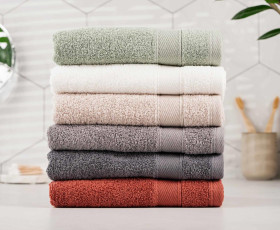 Рушник махровий Ardesto SuperSoft, 50х90см, 100% бавовна, зелений