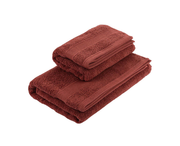 Рушник махровий Ardesto SuperSoft, 50х90см, 100% бавовна, теракота