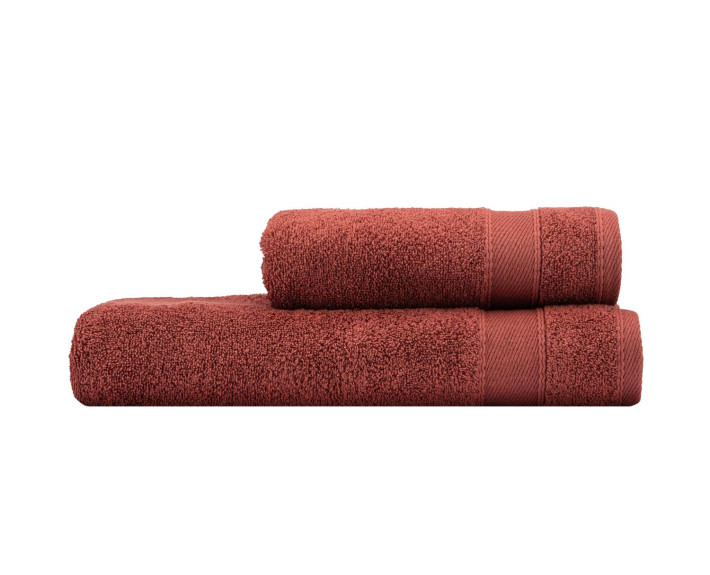 Рушник махровий Ardesto SuperSoft, 50х90см, 100% бавовна, теракота