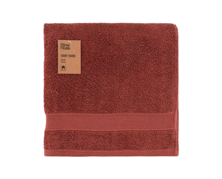 Рушник махровий Ardesto SuperSoft, 70х140см, 100% бавовна, теракота