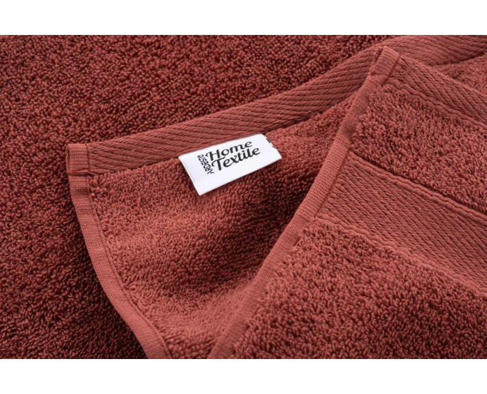 Рушник махровий Ardesto SuperSoft, 70х140см, 100% бавовна, теракота