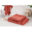 Рушник махровий Ardesto SuperSoft, 70х140см, 100% бавовна, теракота
